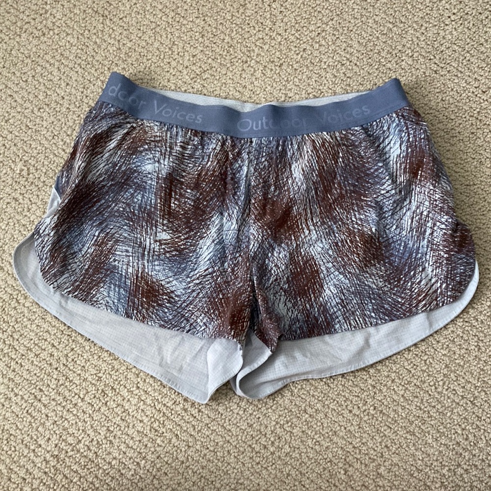 Outdoor Voices Ready Set Short Size Small Like New Sold Out Activewear Run Relay